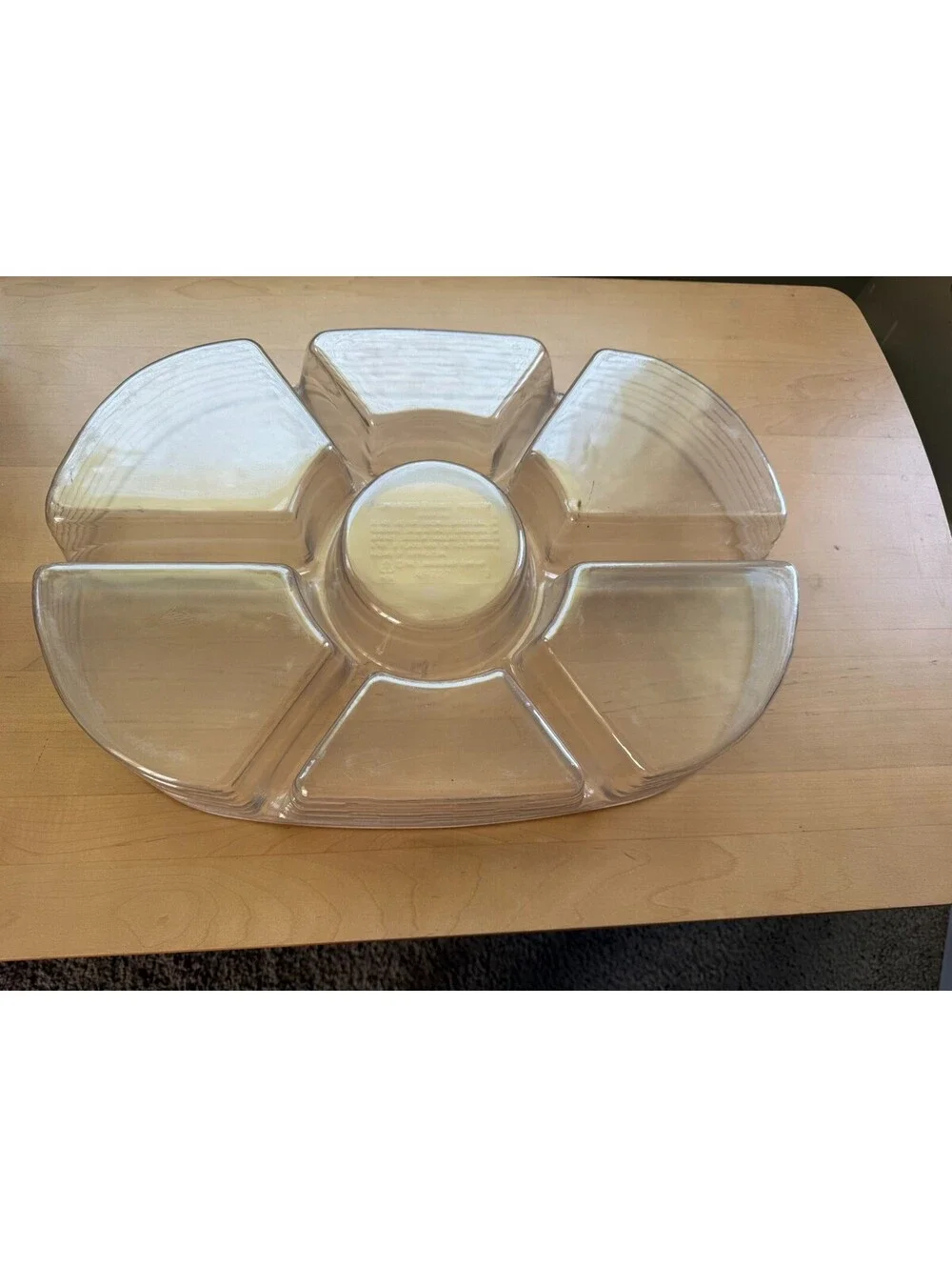Longaberger Basket Clear Divided Plastic Protector #49727 17.75